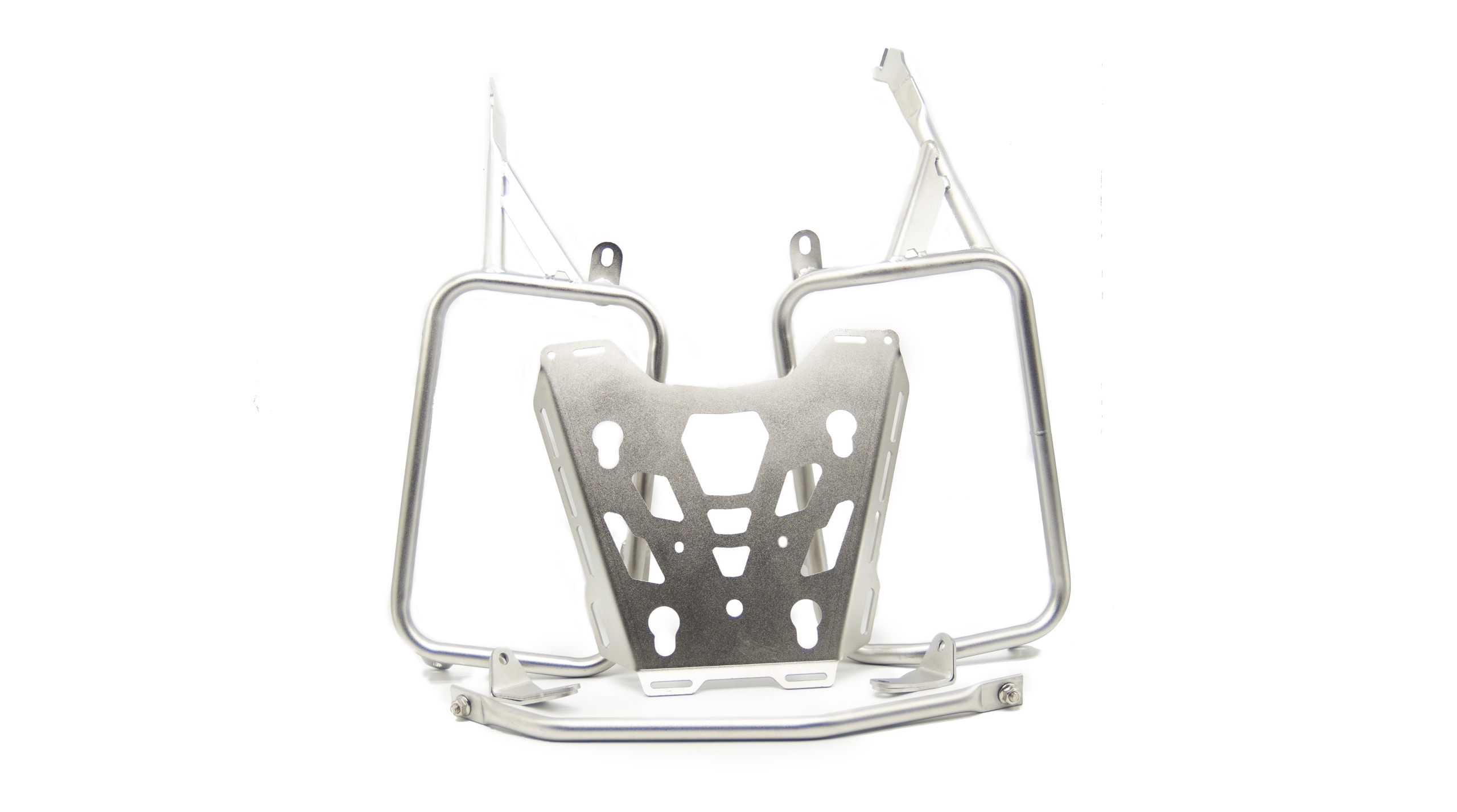 40 L aluminium top case interior with open lid