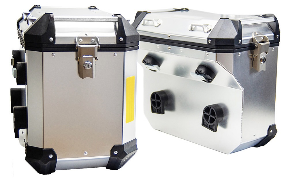 Side cases pair, cutout view