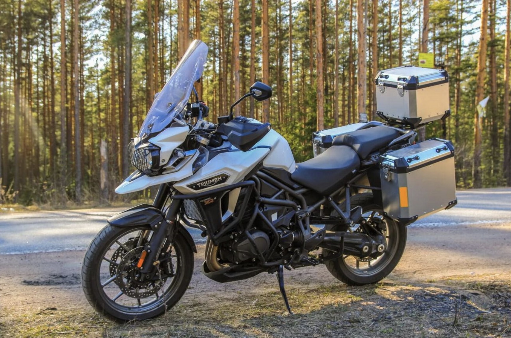 Triumph Tiger with Tripfella